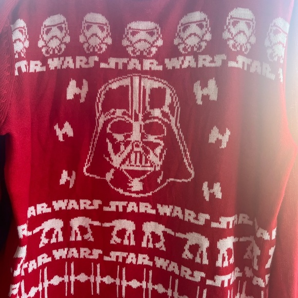 Vintage Star Wars Knitted Ugly Christmas Sweater - Picture 2 of 6